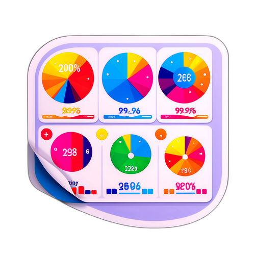 Vibrant na Sticker ng Mele Pebrero 2026