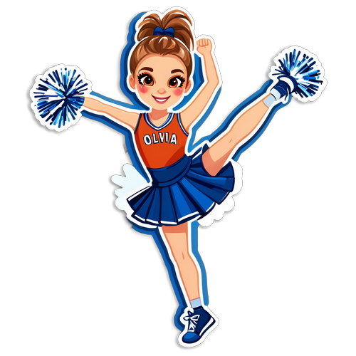 Gledesspreder i cheerleader-stil