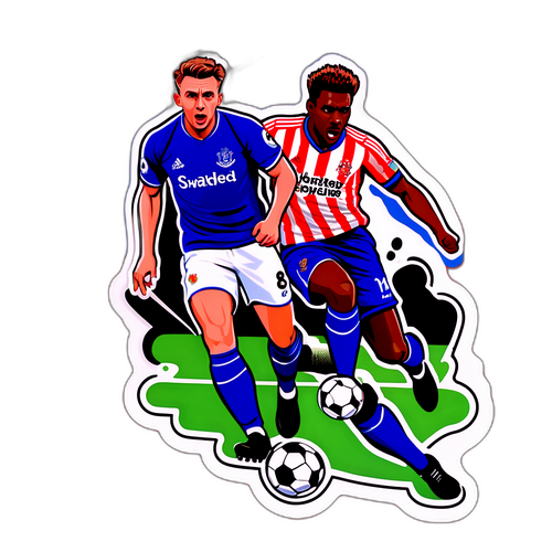 Spennende øyeblikk i Sunderland vs. Everton