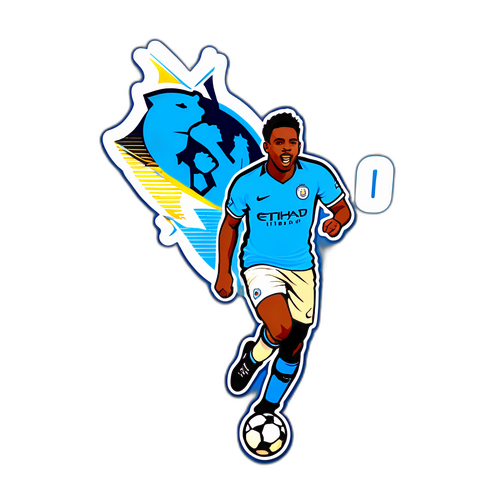 Manchester City Målscorer Klistermærke