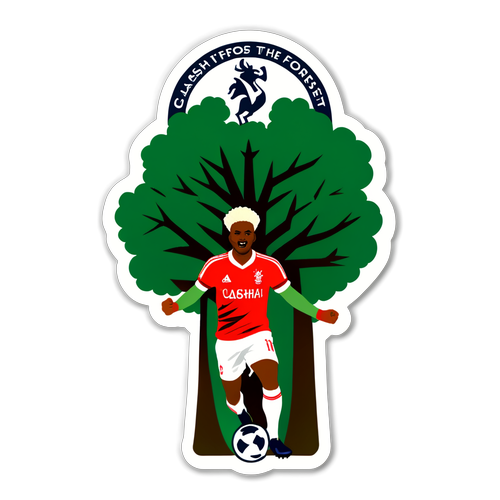 Ubunifu wa Sticker wa Nottingham Forest vs Tottenham