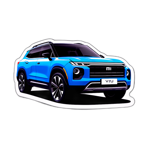 Rekaan Pelekat Xiaomi Yu7 SUV