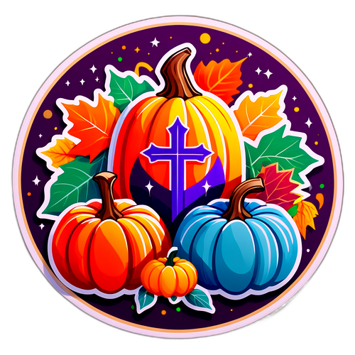 Farbenfrohes Symbol zu Allerheiligen