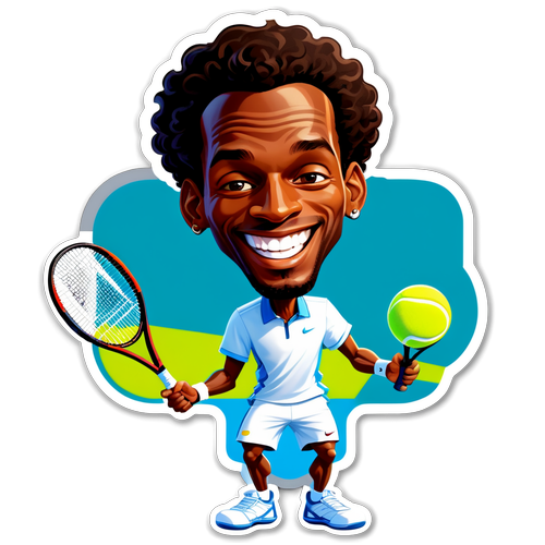 Sticker cu Gaël Monfils