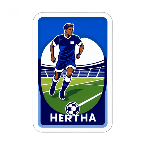 Hertha Berlin Spor Tutkusu Sticker