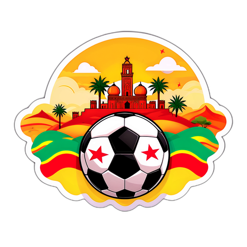 Sticker ya Mandhari ya Morocco