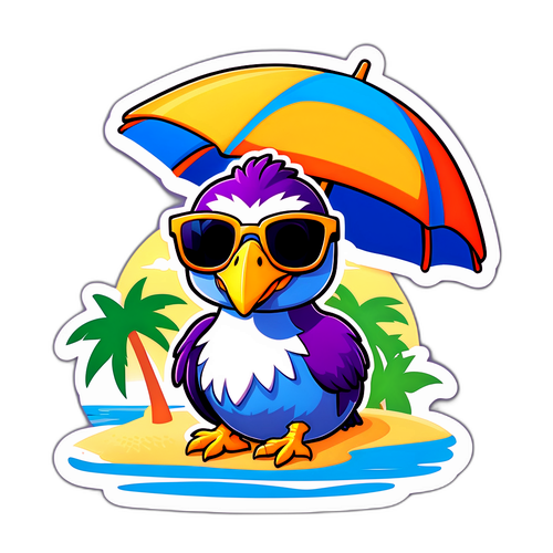 Un adorabile Dodo della Fiorentina sotto il sole