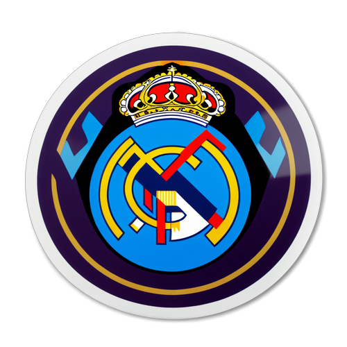 Real Madrid Sticker met Historische Overwinningen