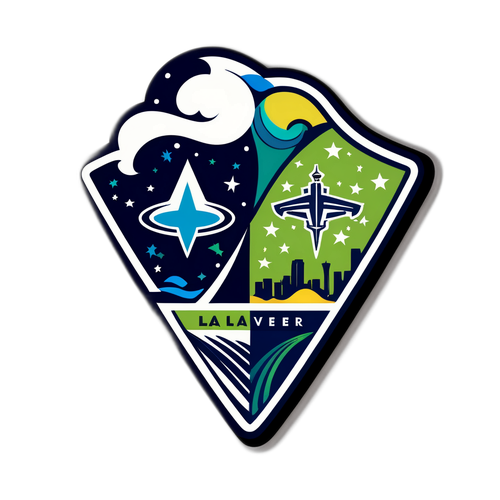 LA Galaxy vs. Seattle Sounders Sticker Design