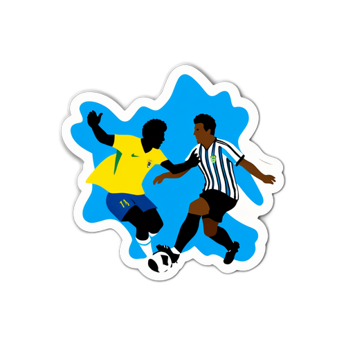 ब्राजीली और अर्जेंटीनी फुटबॉल खेलने का रोमांचक पल