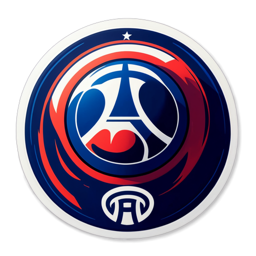 Design dynamique du PSG avec les couleurs de l'équipe