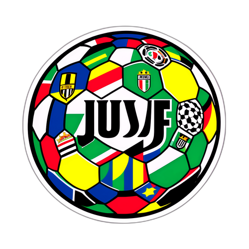 फुटबॉल स्टिकर: फोर्ज़ा जु्वे!