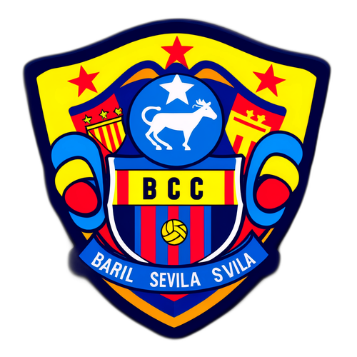 Stiker Pertandingan Barca vs Sevilla