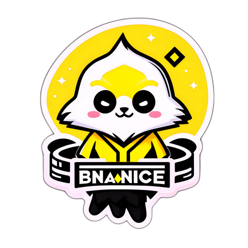 สติ๊กเกอร์ Binance กับวลี 'Easy Investment'