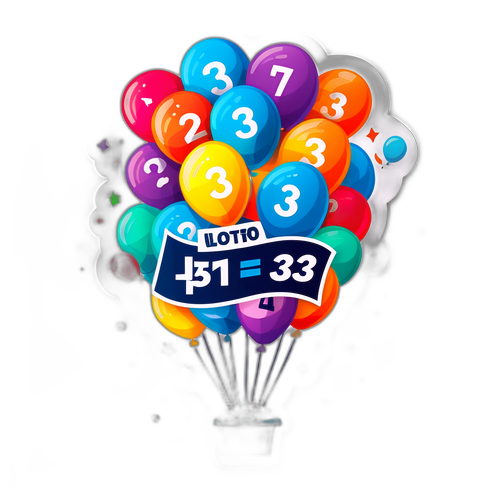 Adesivo Divertido da Loteria Lotofácil 3532