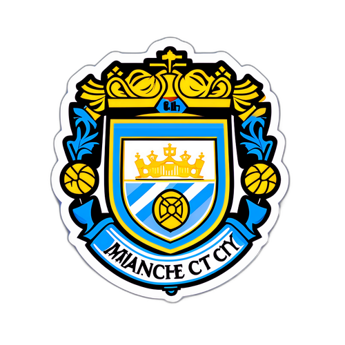 Stiker Bertema Manchester City