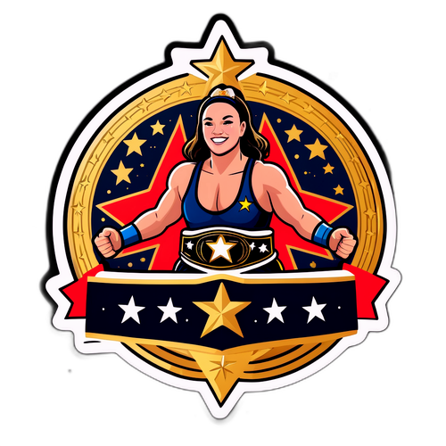 Jordynne Grace Wrestling Championship Belt Sticker