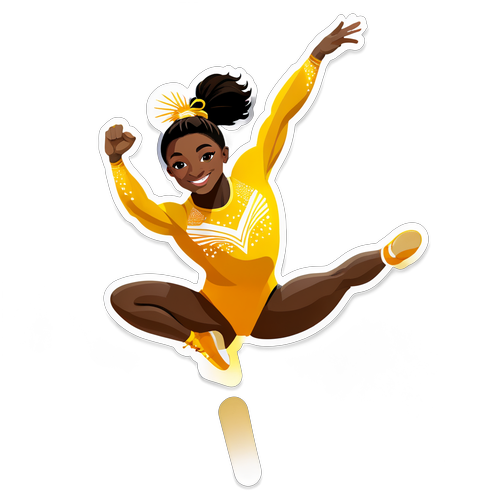 Autocollant de Simone Biles
