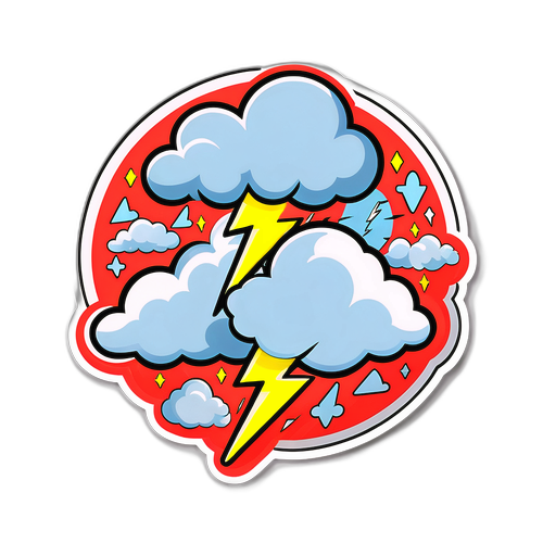 Stiker Cuaca Fantasi