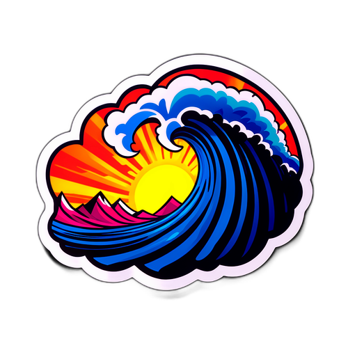 Alon at Araw na Sticker