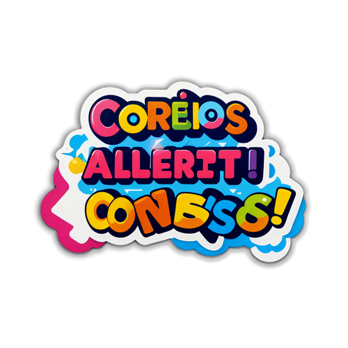 Sticker Informativo do Concurso dos Correios