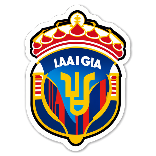 Sticker La Liga Hebat: Logo Pasukan Terkenal Bertemakan Keindahan Sepanyol!