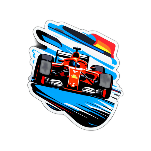 Moderne F1 Sticker