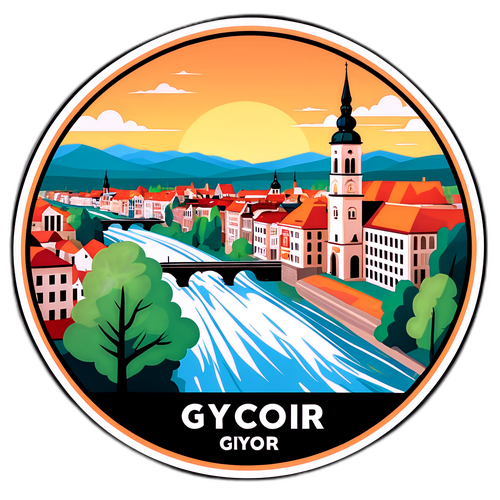 Stadens skönhet i Györ