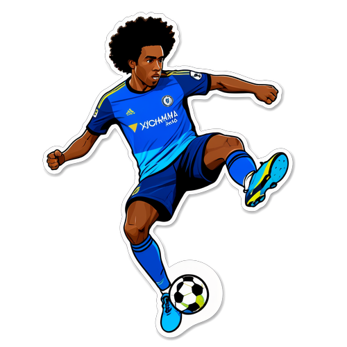 Sticker ya Willian Pacho Akifanya Kazi