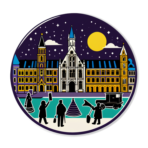 Sticker voor Museum Night Gent