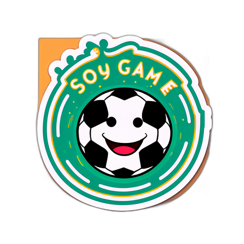 Sticker ya Alama ya Mpira wa Miguu