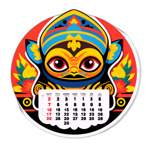 Stiker Kalender Budaya Jawa