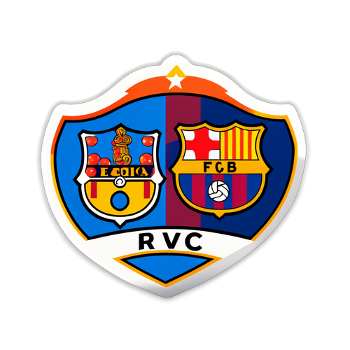 Unforgettable Showdown: El Clásico Rivalry Sticker Captures the Magic of Football's Greatest Clash!