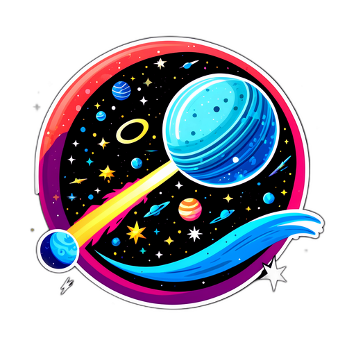 Комета 3i Атлас на ярком космическом фоне