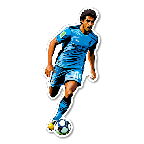 Aksiyon Dolu Futbol Sticker'ı