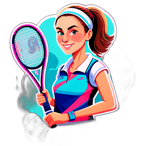 Potret Bergaya Elena Rybakina Merayakan Kemenangan Tenis