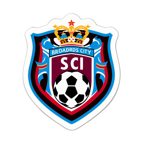 สติ๊กเกอร์ฟุตบอลสัญลักษณ์ของนิวคาสเซิล vs แบรดฟอร์ด ซิตี้