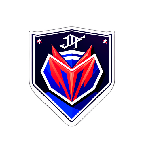 Stiker Logo JDT Geometrik Moden