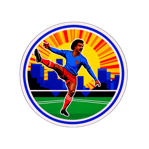 Ruud Gullit v retro stylu