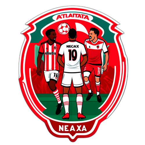 Ilustración de un partido entre Necaxa y Atlanta United