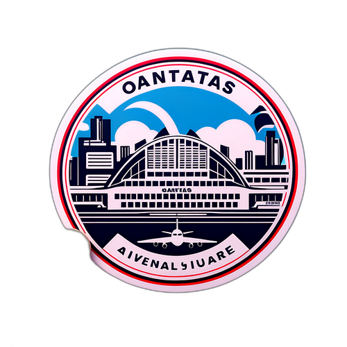 Qantas Flughafenlayout mit innovativem Design