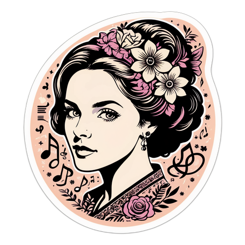 Portrét Heleny Vondráčkové v retro stylu