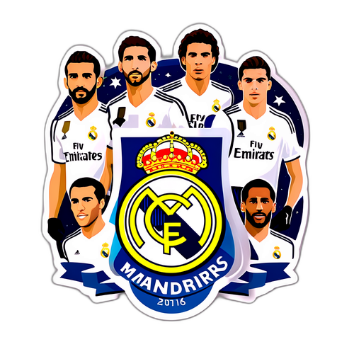 En kreativ avbildning av Real Madrids stolta historia