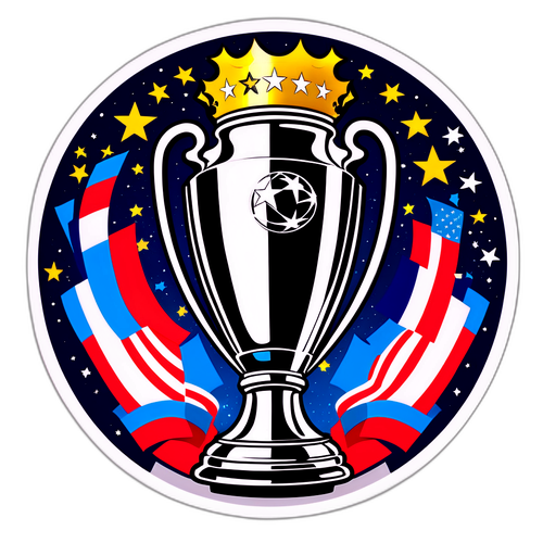 Pemandangan Menakjubkan Trofi UEFA Champions League