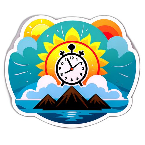 Kalma na Alarm Clock Sticker