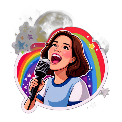 Cartoon Mandy Moore Singing