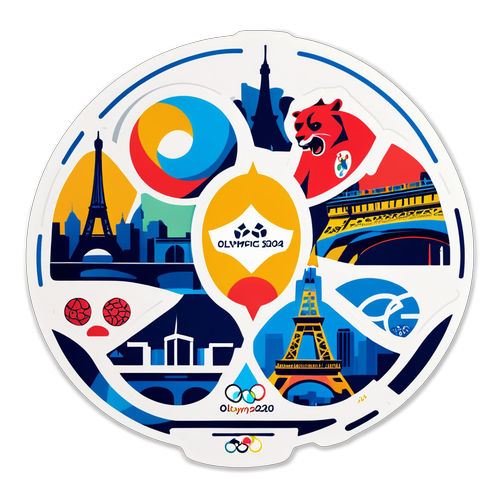 Thỏa Nhập Thể Thao Văn Hóa Pháp Cùng Sticker Thế Vận Hội Paris 2024!