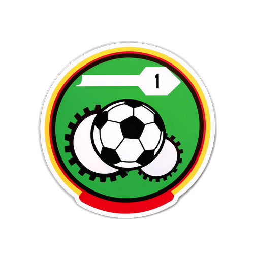 Stiker Detik Bola yang Playful