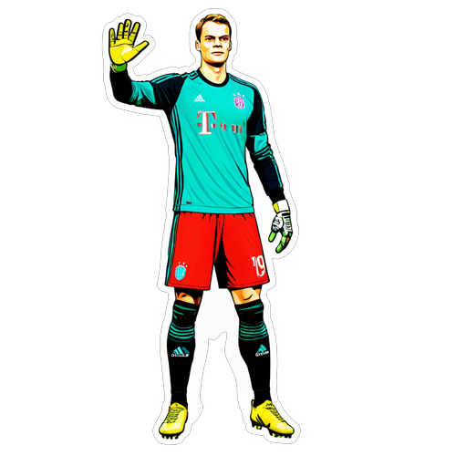 Manuel Neuer: Der Torwart-Gigant In Aktion - Ein Sticker, Der Dich Umhauen Wird!