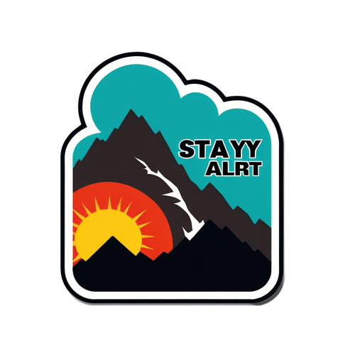 Earthquake Awareness Sticker